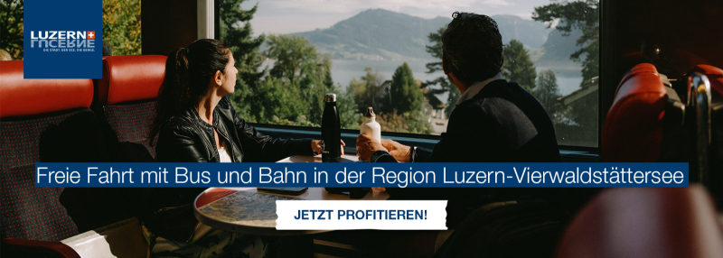 Freie Fahrt mit Bus und Bahn in der Region Luzern-Vierwaldstättersee – Jetzt profitieren